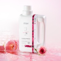 Détergent à lessive concentré écologique en gel liquide pour tissus avec adoucissant