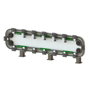 Línea de montaje circular Línea de montaje de monorriel vertical de precisión personalizada Línea de transporte de riel de arco de montaje de teléfonos móviles - Product Image 2