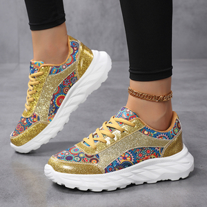 Nuevos zapatos de bailarina para mujer, precio bajo, moda dorada, zapatos para caminar 36-43, gran oferta, tienda en línea, EE. UU., proveedores de fábrica <span class=keywords><strong>TK</strong></span>, marca 2025 - Product Image 3