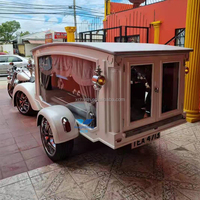 Prix de gros Funérailles Moto Corbillard Remorque Cercueil Corbillard Wagon Luxe Américain Corbillard Buggy pour Exequies