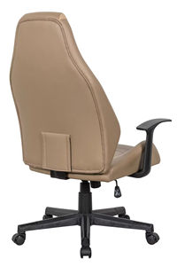 Silla de Oficina Ergonómica de Cuero Sintético, Silla de Escritorio para Computadora con Altura de Asiento Ajustable para Trabajo Profesional de Oficina - Product Image 4