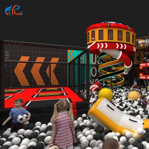 Feirui Vente en gros d'équipements d'amusement intérieurs comprenant des châteaux gonflables à trampoline, des murs d'escalade, des terrains de jeux pour parcs à trampolines - Product Image 2
