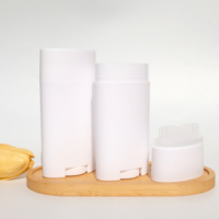 Contenant de déodorant en stick torsadable en plastique personnalisé de 75 g, emballage de stick solaire pour les soins corporels et les cosmétiques