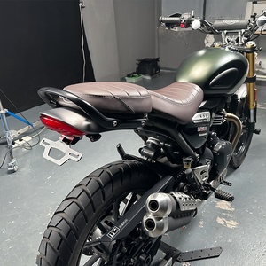 Portatarga Pieghevole con Luci LED di Segnalazione e DRL per Triumph Speed 400 <span class=keywords><strong>Scrambler</strong></span> 400X 2024-2025 - Product Image 3