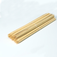 Brochettes en bambou robustes certifiées FDA LFGB, certifiées FSC ISO, écologiques, pour grillades et traiteur