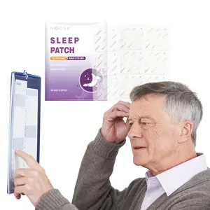 2024 populaire CE échantillon gratuit mélatonine anxiété soulagement autocollants de sommeil hypoallergénique Anti insomnie hodaf patch d'aide au sommeil