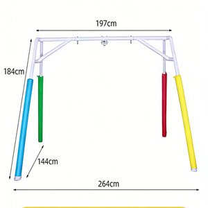 Altalena per Riabilitazione Pediatrica, Strumento Sensoriale per Interni, Attrezzatura per Terapia e Integrazione Multisensoriale per <span class=keywords><strong>Autismo</strong></span> - Product Image 4