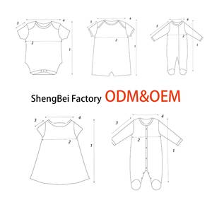 Vente chaude OEM ODM Vêtements tricotés pour nouveau-nés filles 6-12 mois Combinaisons bébé à manches longues en coton biologique en gros Ropa De <span class=keywords><strong>Bebe</strong></span> - Product Image 4