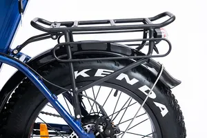 Domlin Electric Hybrid Bike Elektrofahrrad 20 Zoll dicke Reifen faltbares E-Bike Fahrräder