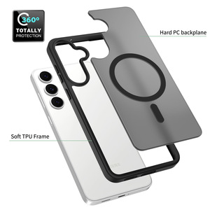 เคสโทรศัพท์มือถือแบบนิ่มสำหรับ Samsung Galaxy S25FE S23 ป้องกันการตกกระแทก ผลิตจาก TPU แบบด้าน พร้อมแม่เหล็กดูด ปรับแต่งได้ - Product Image 2