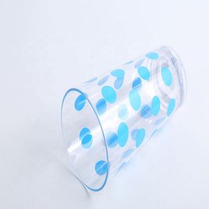 แก้วพลาสติกปลอดสาร BPA เกรดอาหาร ขนาด 355 มล. 12 ออนซ์ ลายจุด  รับผลิตตามสั่ง/สกรีนโลโก้/สีตามต้องการ  ขายส่งจากโรงงาน  รักษาสิ่งแวดล้อม ป้องกันการรั่วซึม เหมาะสำหรับใช้ในบ้านและร้านกาแฟ - Product Image 4