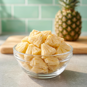 Premium Sweet Freeze Dried <b>Pineapple</b> Slices Real Fruit Ready To Eat Snack Bulk Pack Food Ingredient Commercial Supply - Product Image 1