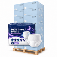 28 boîtes de culottes menstruelles à haute absorption, confort toute la nuit, protection anti-fuites, soins menstruels pour femmes, sous-vêtements menstruels