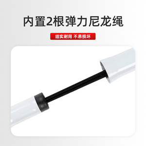 Canne pliante en alliage d'aluminium, 4 sections, légère, portable, télescopique, pour personnes aveugles - Product Image 3
