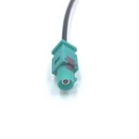 LEAD Autoradio Fakra-Stecker auf DIN-Stecker RG174 10cm Antennenadapterkabel FM AM Antennenkabelbaum für Telekommunikation Stereo