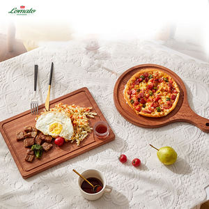 Tabla de Cortar de Madera con Logotipo Personalizado LOMATO al por Mayor, Madera Maciza de Ébano, Acacia y Haya, 1.3 cm de Grosor, Rectangular, Ecológica, con Ranura - Product Image 2