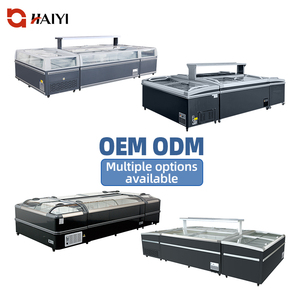 ตู้แช่แข็งแบบตู้โชว์สำหรับซุปเปอร์มาร์เก็ต สำหรับเนื้อสดและเนื้อแช่แข็ง แบบรวมในตู้เดียวสำหรับร้านค้า - Product Image 4