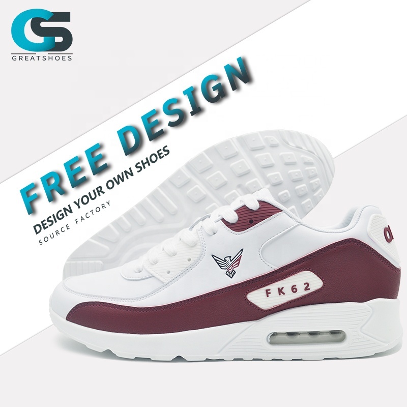 Greatshoes Breathable White Sports Shoes For