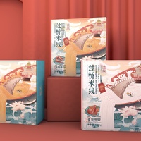 Boîtes alimentaires biodégradables faites à la main avec logo personnalisé, en papier couché pour pâtes, forme personnalisable, impression CMYK, pelliculage mat, gaufrage