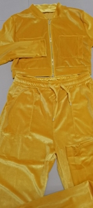 Spring Fall <strong>Women</strong> Outfits Velvet Crop Tops Hoodies Sweatsuit Track Suit Two Piece Set <strong>Women</strong> <strong>Velour</strong> <strong>Tracksuits</strong> Velvet Jogging - Product Image 6