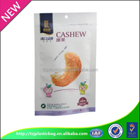 Sachet d'emballage personnalisé imprimé avec fermeture zip pour friandises pour animaux, pochette en plastique PET PE à trois soudures latérales pour croquettes, biscuits et friandises pour chiens et chats