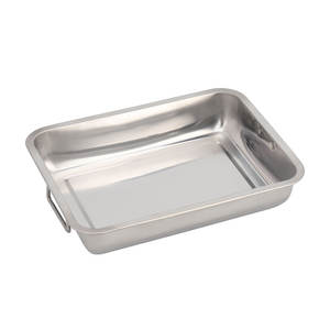 In Acciaio inox Torrefazione Pan <span class=keywords><strong>Con</strong></span> Cremagliera Rettangolare Cuocere Pan <span class=keywords><strong>Teglia</strong></span> Foglio <span class=keywords><strong>Con</strong></span> Rack Di Raffreddamento - Product Image 2