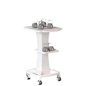 Chariot de beauté à petites bulles multifonctionnel à 4 roues, étagère mobile haut de gamme, chariot à outils pour salon de beauté - Product Image 6