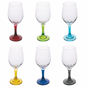 ENSEMBLE DE 6 VERRES À VIN MALAGA COLOUR 435ML 6 ASSORTIS - Product Image 1