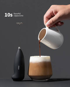 Mousseur à lait manuel SMT avec support, mini-blender et mixeur électrique pour café, frappé, <span class=keywords><strong>latte</strong></span>, matcha - Product Image 5