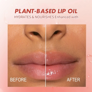 Aceite de labios a base de plantas OEM Etiqueta privada Bálsamo de brillo de labios natural Cuidado hidratante Brillo de labios vegano Hidrata el aceite de labios - Product Image 5