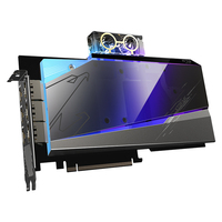 Used GIGABYTE AORUS GeForce RTX 3080 XTREME WATERFORCE WB 10G Graphics Card with 10GB GDDR6X 320-Bit Memory RTX 3080 GPU
