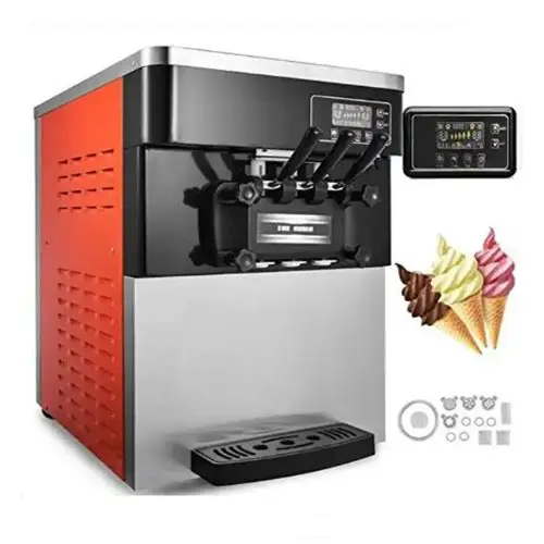 Tavolo portatile automatico giappone soft serve gelato gelato vending making maker machine per gelato