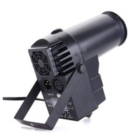 RGBW Mini DMX512 IP20-zertifiziertes Ra80 CRI Disco-Beam LED-Bühnenlicht mit Spiegelkugel Pin Spot - 50.000 Stunden Lebensdauer