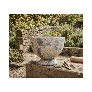 Macetas de Fibra de Vidrio Talladas a Mano para Decoración de Jardín, Macetas de Jardín al Mejor Precio, Duraderas, Ligeras y Ecológicas - Product Image 1