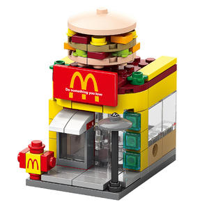 Bloques de Construcción Educativos City Street View, Bloques Pequeños, Venta Especial, Bloques Personalizados DIY, 118 Piezas, Juego de Construcción Mini de Plástico ABS - Product Image 1