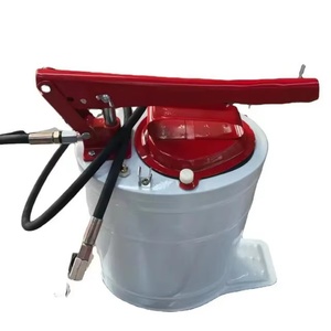 Nueva Bomba de Grasa Manual con Cubeta Ovalada de Lubricación de 20L, Engrasador de Alta Presión para Excavadoras y Maquinaria de Construcción, 3 Meses de Garantía - Product Image 2