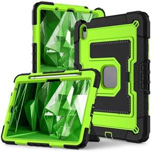 Funda para iPad 11 M2/M3 2025, de silicona con bloques de color, soporte y protección completa a prueba de golpes - Product Image 6