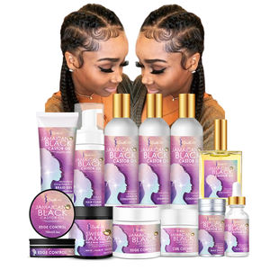 Быстрая доставка, Jamaican, черное касторовое масло, частная этикетка, без отслаивания, крепкая фиксация, комплект управления краями - Product Image 1