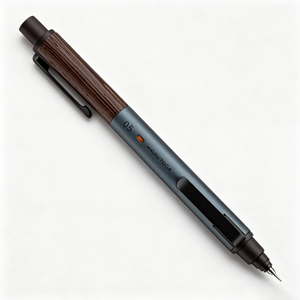ดินสอกดอัตโนมัติ Uni Kurutoga Wood Metal Series ขนาด 0.5 มม. พร้อมแกนหมุนไส้ดินสอ ด้ามจับโลหะคุณภาพสูง ผลิตในญี่ปุ่น - Product Image 2