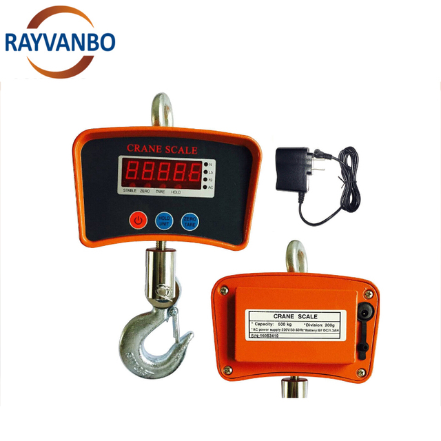 Top Quality Scale Tools Wireless 200kg 500kg 1000kg Electric Crane Scale with Remote Control