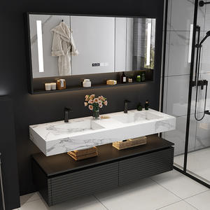 Gaya Eropa 72 42 <span class=keywords><strong>48</strong></span> <span class=keywords><strong>In</strong></span> <span class=keywords><strong>Vanity</strong></span> Kamar Mandi Cermin Lemari Desain Modern - Product Image 1
