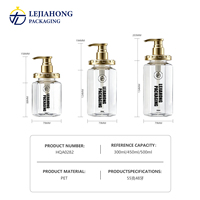 Flacon pompe octogonal en PET de 300 ml, 450 ml, 500 ml pour lotion, shampoing, gel douche, emballage cosmétique, OEM, ODM, logo personnalisé