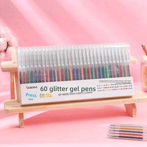 Ensemble de stylos <span class=keywords><strong>gel</strong></span> à paillettes colorées, écriture fluide, encre scintillante vibrante pour journalisation, cartes, <span class=keywords><strong>scrapbooking</strong></span>, papeterie décorative - Product Image 3