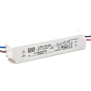 تعني جيدًا 24V 18W IP67 الدرجة 2 مزود طاقة عالمي مدخل تيار متردد - Product Image 1