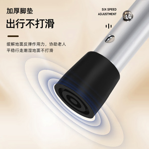 Déambulateur Shunhe 25 tubes en acier inoxydable réglable et pliable pour personnes âgées - Product Image 3