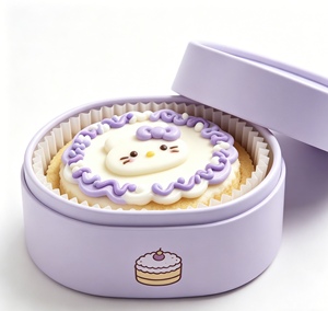 Eco Friendly Kraft Paper Canister, Food Grade Round Cardboard Tube <b>Box</b> for Cheesecake, Baking Dessert & <b>Bakery</b> Gift - Product Image 2