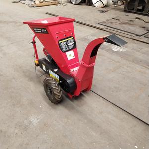 Máquina astilladora de madera diésel móvil con motor comercial de 102HP, trituradora de cepillo de tambor de 12 pulgadas, equipo forestal remolcable de 1 año - Product Image 1