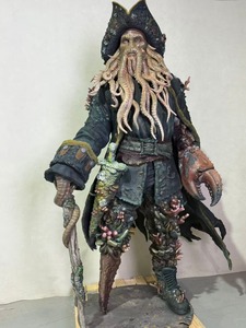 Statua in Silicone di Davy Jones <span class=keywords><strong>dei</strong></span> <span class=keywords><strong>Pirati</strong></span> <span class=keywords><strong>dei</strong></span> <span class=keywords><strong>Caraibi</strong></span> a Grandezza Naturale, Qualità Museale, Ultra Realistica - Product Image 5