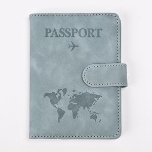Porta Pasaportes YY375 de Cuero PU con Bloqueo de Señales RFID para Tarjetas de Crédito / Pasaportes con Cierre - Product Image 6