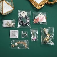 Sacs refermables auto-adhésifs imprimés en gravure BOPP, largeur 6 cm, pour bijoux, montres, lunettes, pierres précieuses, accessoires, emballage